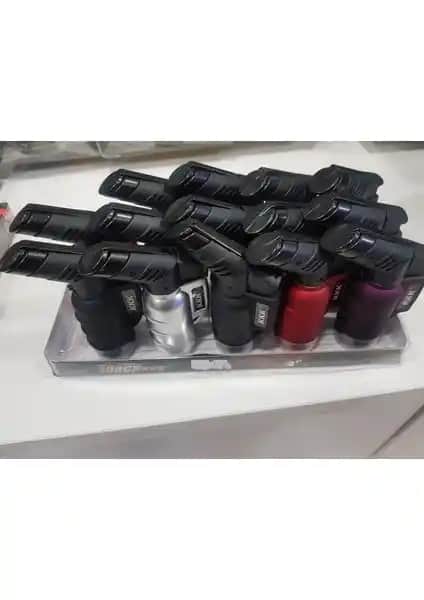 KKK Torch Metal Turbo Çakmak: Dayanıklı ve Rüzgara Dayanıklı Profesyonel Çakmak