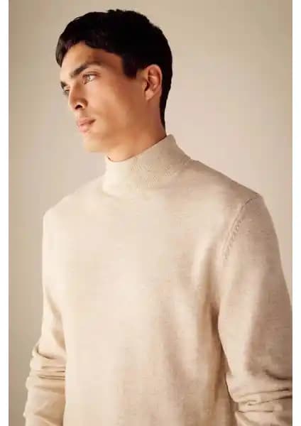 DeFacto Slim Fit Dar Kesim Yarım Balıkçı Yaka Basic Düz Triko Kazak İncelemesi